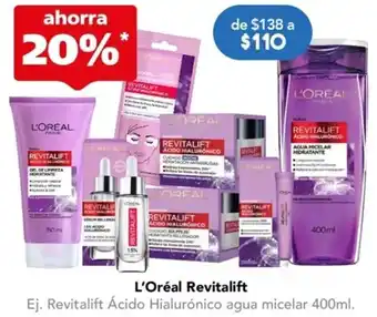 Farmacia San Pablo Ej. Revitalift Ácido Hialurónico Agua Micelar 400ml oferta