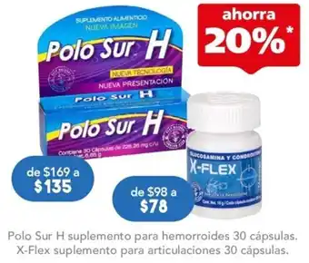 Farmacia San Pablo Polo Sur H Suplemento para Hemorroides 30 Cápsulas oferta