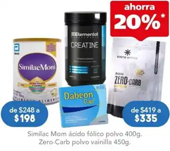 Farmacia San Pablo Similac Mom Ácido Fólico Polvo 400g oferta