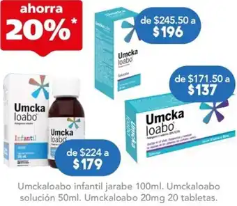 Farmacia San Pablo Umckaloabo Infantil Jarabe 100ml oferta