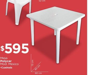 Chedraui Mesa polycar oferta