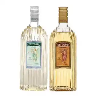 Tequila centenario plata y reposado de 700 ml c/u
