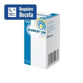 Klaricid 12h suspensión 250 mg/5 ml con 60 ml