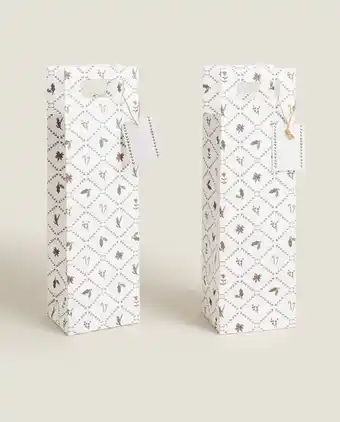 ZARA HOME Bolsas regalo botella navidad oferta