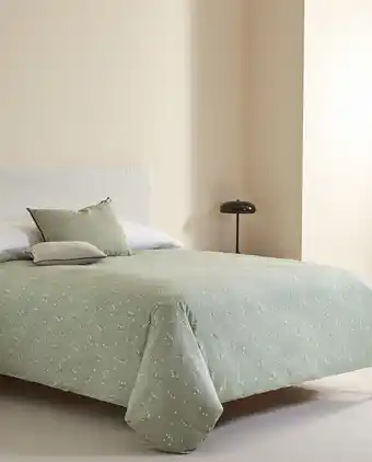 ZARA HOME Funda nórdica estampado flor campánula oferta