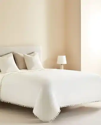 ZARA HOME Funda nórdica pompones oferta