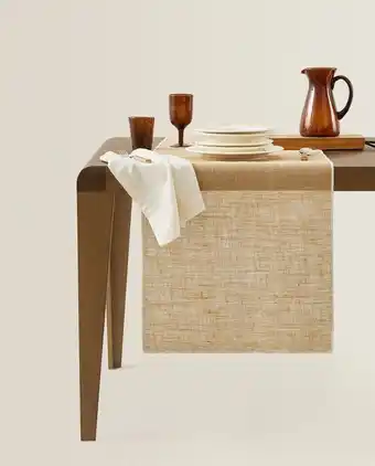ZARA HOME Camino de mesa yute oferta