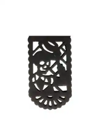 Modatelas Carpeta muertos papel picado mini, negro oferta