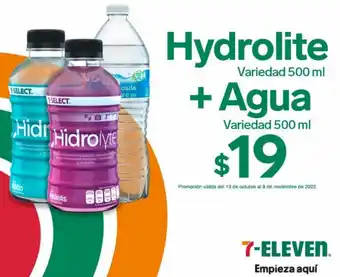 Hydrolite 500ml + Agua 500ml