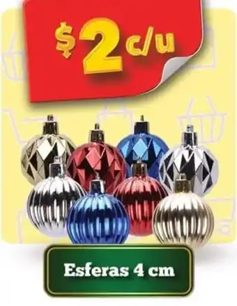 Bodega Aurrerá Esferas 4cm oferta