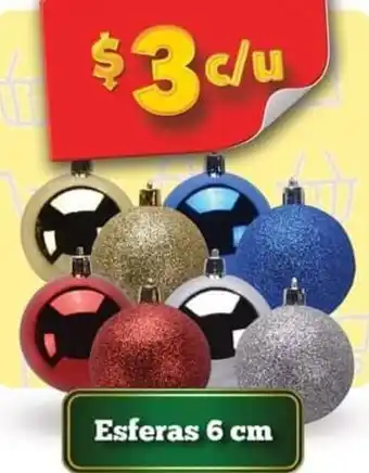 Bodega Aurrerá Esferas 6cm oferta