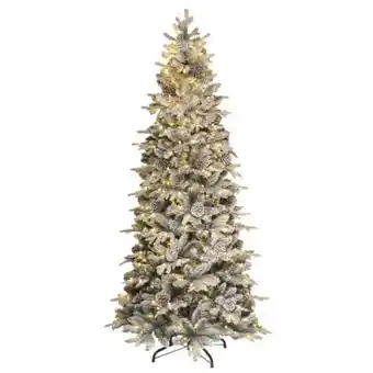 Árbol de navidad artificial member's mark slim nevado 2.28 m