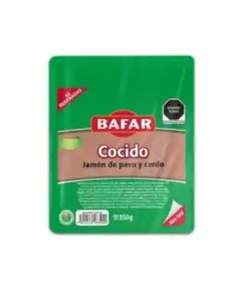 Jamón cocido rebanado bafar