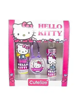 Set de perfume cutesize hello kitty para niña de 3 piezas