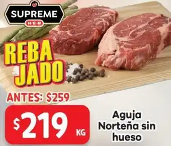 HEB Aguja Norteña Sin Hueso oferta