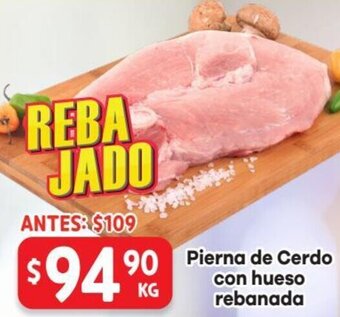 HEB Pierna de Cerdo con Hueso Rebanada oferta
