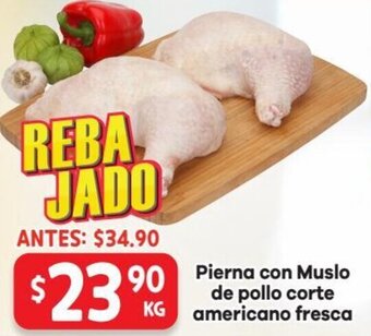 HEB Pierna con Muslo de Pollo Corte Americano Fresca oferta