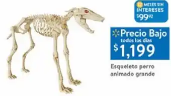 Walmart Esqueleto Perro Animado Grande oferta