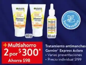 Walmart Tratamiento Antimanchas Garnier Express Aclara oferta