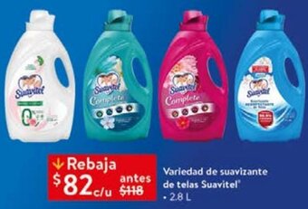 Walmart Variedad de Suavizante de Telas Suavitel 2,8L oferta