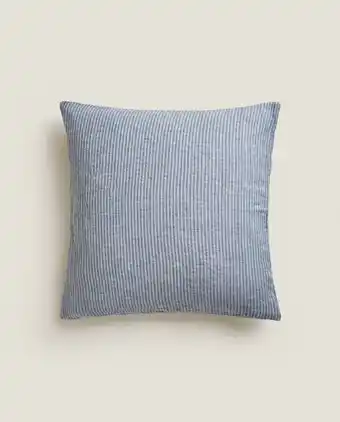 ZARA HOME Funda de cojín lino rayas oferta