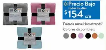 Walmart Frazada Suave Hometrends oferta