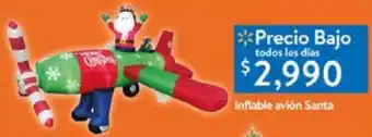 Inflable Avión Santa