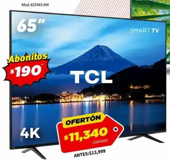 El Bodegón TCL Smart TV 65" oferta