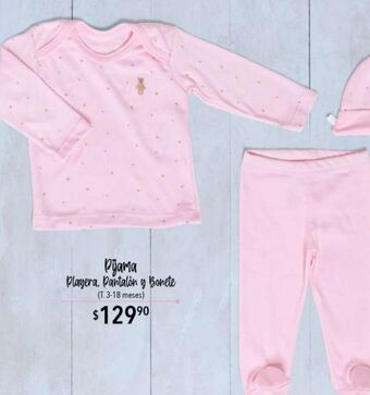 DelSol Pijama playera, pantalón y bonete oferta