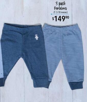 DelSol 3 pack pantalones oferta