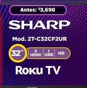 Pantallas sharp 32"