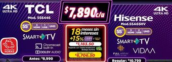 Bodega Aurrerá Smart tv tcl oferta