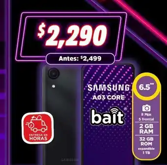 Bodega Aurrerá Celular samsung a03 core oferta