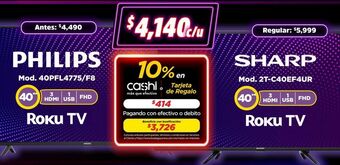 Bodega Aurrerá Smart tv philips oferta