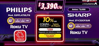 Bodega Aurrerá Smart tv philips oferta