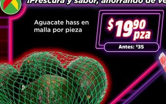 Aguacate hass en malla por pieza