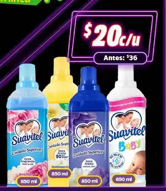 Bodega Aurrerá Suavizante suavitel 850ml oferta