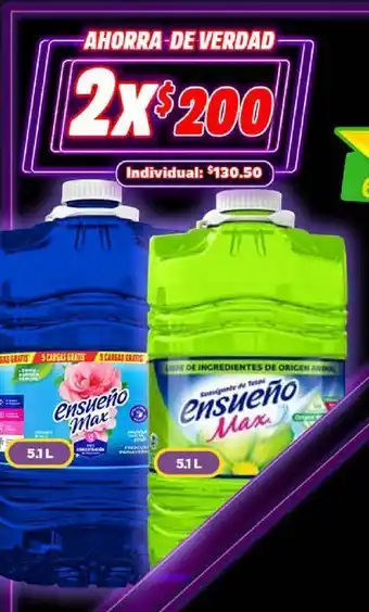 Limpiador ensueño max 5,1l x 2