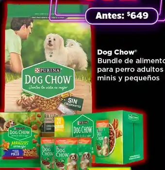 Bodega Aurrerá Dog chow alimento para perro bundle adultos minis y pequeños 10 kg oferta