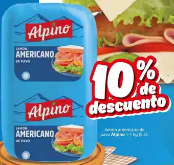 Zorro Alpino Jamón Americano de Pavo 1-1kg oferta