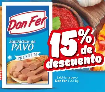 Zorro Don Fer Salchicha Pavo 1-2,5kg oferta