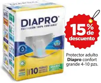 Zorro Diapro Protector Adulto Confort Grande 4-10pzs oferta