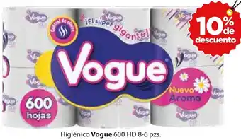 Zorro Vogue Higiénico 600 HD 8-6pzs oferta