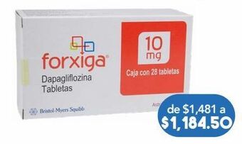 Forxiga tab 10mg caj c/28