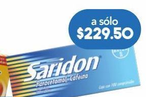 Farmacia San Pablo Saridon com 500/50mg caj c/100 oferta