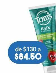 Farmacia San Pablo Tom's pasta de dientes kids fresa c/90ml oferta