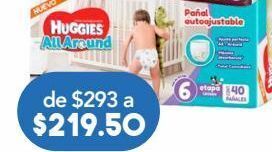 Farmacia San Pablo Huggies all around pañales e6 c/40pzs oferta