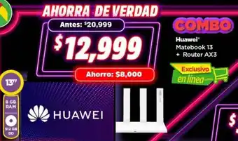 Huawei Matebook 13 + Router Ax3