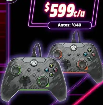 Bodega Aurrerá Variedad de Controles Alámbricos PDP para Xbox One/ Series oferta
