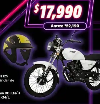 Bodega Aurrerá Italika Moto de Trabajo DT125 oferta